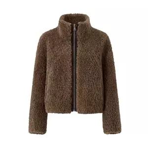 [하프클럽/르샵]양털 집업 하이넥 포켓 자켓 (DP4JK005A)