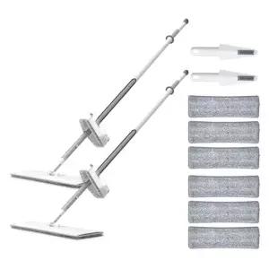 다판다 노터치 이지슬라이드 1+1 밀대 한손세탁 걸레 6장