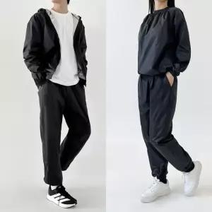 GQQ SF1035-1036 남여공용 땀복  러닝 운동 트레이닝 맨투맨세트 후드집업세트