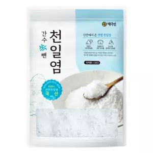 태극인 간수 쏙 뺀 탈수 신안 천일염 2kg 굵은소금