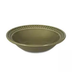 포트메리온 하모니 파스타볼 23cm 모스그린 도자기그릇 파스타접시 테이블웨어