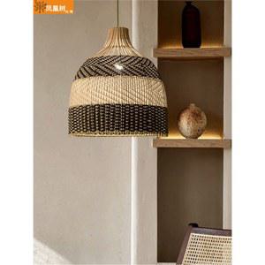 대형 라탄 전등갓 60CM 펜던트 호텔 인테리어 조명 천장 샹들리에