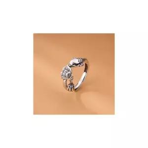 은반지 오픈링반지 소원성취 연꽃 물고기 비단잉지 행운과 성공 신상품 잇템