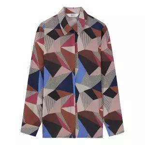 [베스띠벨리]멀티패턴 프린트 블라우스 ( BJBAI2418 )