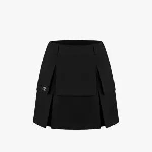 페어라이어 하이웨이스트 레이어 스커트 (블랙) 823325