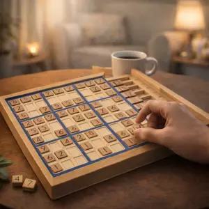 초대박만능샵 스도쿠 스토쿠 수도쿠 shdoku 나무 원목 초급 중급 고급 극한 퍼즐 세트 보드게임 푸는법