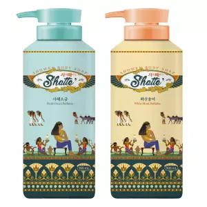 무궁화 샤워때비누 화산송이 900ml 1개 + 사해소금 900ml 1개