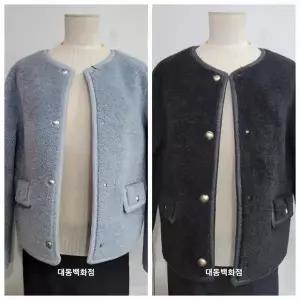 [올리비아하슬러] DP01 페이크양모 라운드넥 자켓 OHEWJK205 (44242355)