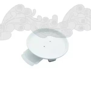 화분받침대 원형 고정식 물받이 서랍형 미니 실내 베란다 가정용 플라스틱 화이트 받침접시