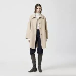 [롯데백화점]씨씨콜렉트 블렌드 싱글 하프 코트 C254MSG356