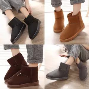 겨울 클래식털부츠/기모 겨울부츠/양털 미들부츠/스웨이드/ /방한용부츠/안감털부츠