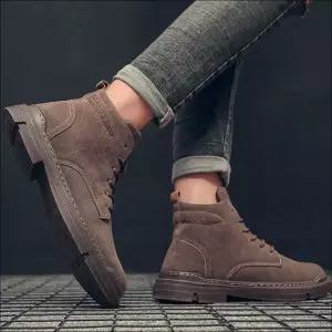 2컬러 스웨이드 프리미엄 남자워커 캐주얼 가을 기획상품 봄 미들부츠