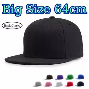 대형 64cm 뒤로 폐쇄 스케이트 보드 모자 남성용 야구 XXL 남성 빅 사이즈 스냅 백 일반 축구 60cm 62cm