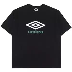 [엄브로] 에센셜 빅로고 반팔 티셔츠 UR123CRS18BLK