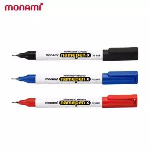 모나미 가는글씨용 네임펜X 12자루다스