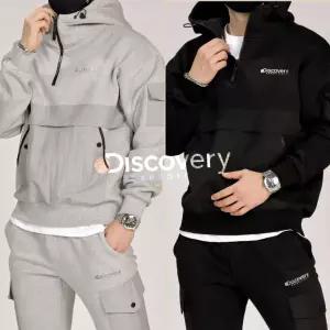 디스커버리 IW 3단 헤비 반집업 후드 트레이닝복 세트 - 봄 신상(남여공용)