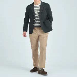 [브렌우드]데님라이크 워싱 봄 가을 면 자켓 카키