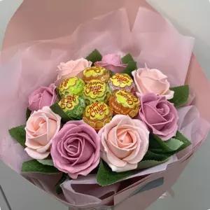 츄파춥스 사탕 플라워 꽃다발 부케 어버이날 발렌타인 선물