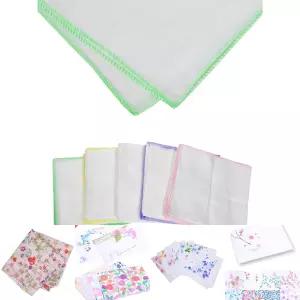 수분흡수가 좋은 부드러운 순면 가제수건 10매 1세트/아가방손수건/엠보손수건/어린이손수건/흰손수건