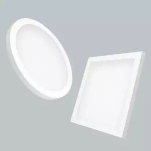 LED 바로 사각 원형 직부등 13인치 30W 주광색 6500K 현관 조명등 주방 계단 전시장 복도 조명 플리커프리 베란다직부등