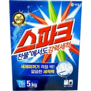 스파크 세탁 세제 5KG 세탁용