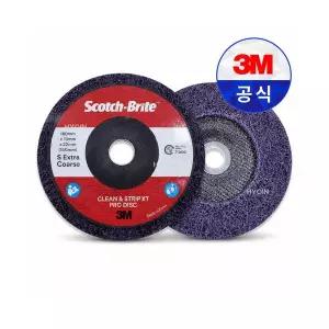 3M 스카치 브라이트 CNS 디스크 100mm / 베벨 녹 제거 용접 연마 다용도