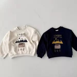 주니어 아동 유아 어린이 남아 여아 성인 긴팔 티셔츠 카빈 맨투맨