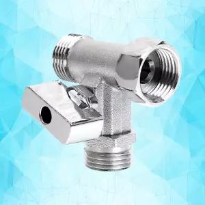 황동T아답터_세면대 비데 양변기 수도 배관 연결밸브