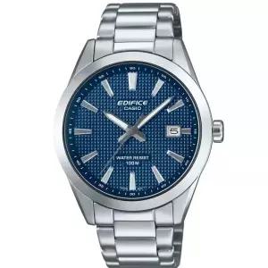 카시오 Casio Edifice EFV160D Series Date Indicator Stainless Steel 100M Water Resistant Analog Watch