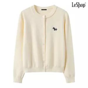 [롯데백화점]르샵. 라운드 홀스 패치 버튼업 니트 가디건 (DQ1CK003A)