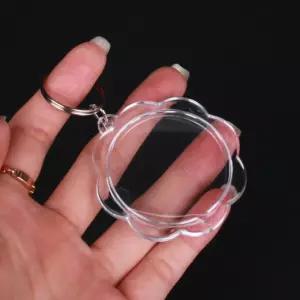 아크릴키링 포카홀더 증사 사진 키링 액자키링 포토프레임 열쇠고리 클로버