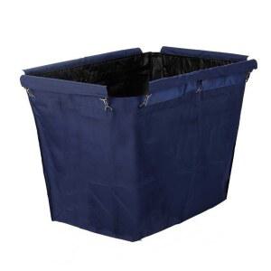 세탁카트 교체용 바구니커버 세탁물 수거 세트 보관함 세탁 호텔카트커버 카트 파란색