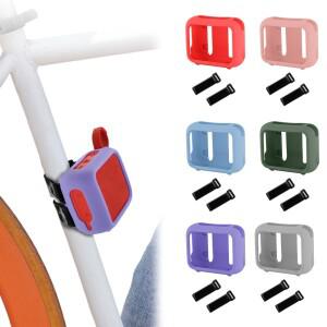 실리콘 케이스 여행용 휴대용 파우치(스피커 마운트 스트랩 포함) 휴대용 스피커 케이스 JBL Go 4용 충격