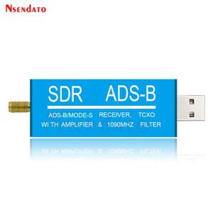 RTL2832U ADS-B 모드-S USB SDR TV 수신기 내장 RF 증폭기 1090MHz 대역 통과 필터 라디오 SDR 밴드 TV 스