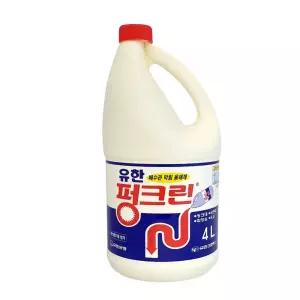 화장실 욕실 싱크대 배수관 배수구 청소 펑크린 4L/가정/가게/업소/식당/카페/하수구/변기/배관/세면대