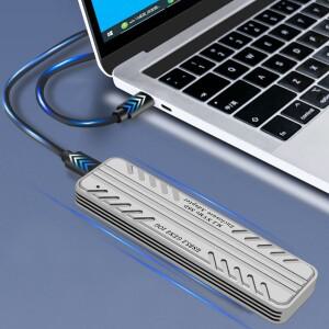 M.2 NVMe 솔리드 스테이트 드라이브 외부 인클로저 USB 3.2 Gen2 SSD 어댑터 HDD 수납함 박스 2230/2242/22