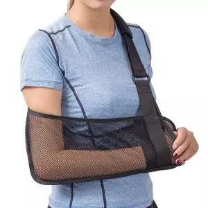 메쉬 어깨 팔걸이 팔깁스 보호대 고정 암슬링 팔보조기