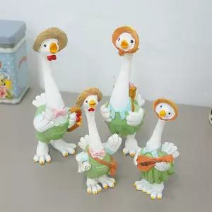 피크닉 오리가족 4p 세트 주방 용품장식소품 카페품 거실품 침실품 인테리어품 콘솔품 장식품 인형 규어 어