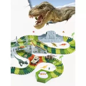 마이리틀타이거 다이노파크 공룡 자동차 트랙 피규어