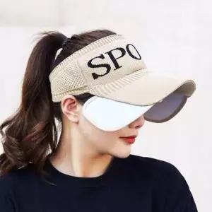 확장형 등산 모자 햇빛가리개 여성용 베이지