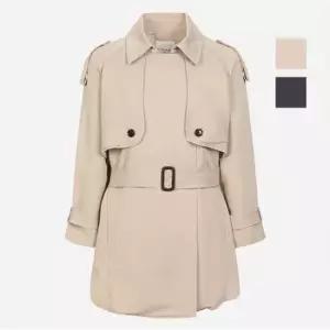 여성 벨티드 루즈핏 트렌치코트 NFJ109)