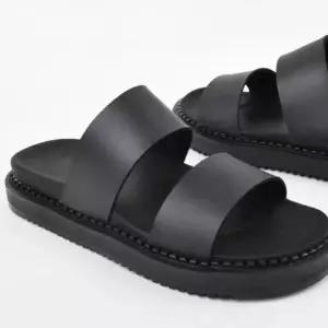 국내제작 퀄리티 있는 남성 슬리퍼 검정 블랙 논슬립슬리퍼 블랙쪼리 뮬운동화