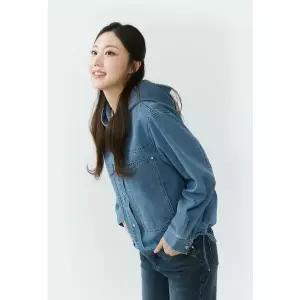 [잠뱅이](김해점)여) 난스판 인디고 여성 오버핏 후드형 데님 자켓 DJ-MB,LB AQ1DDJ152