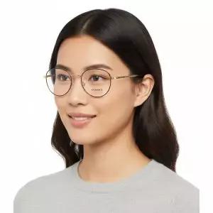 [베르사체] 라운드 메탈 안경테 152020376