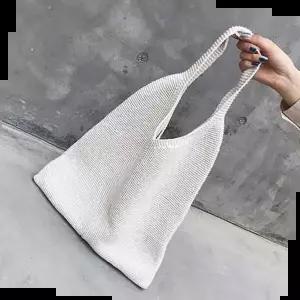 복조리백 니트 숄더백 뜨개가방 데일리 에코백