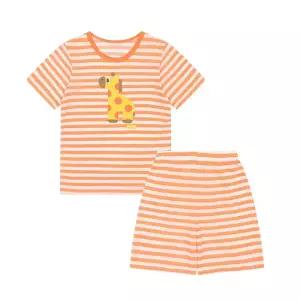 [팬콧키즈] 팝도티 스트라이프 인견 5부내의(LIGHT ORANGE)