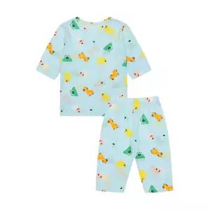 [팬콧키즈] 믹스 팝덕 인견 7부내의(BABY BLUE)