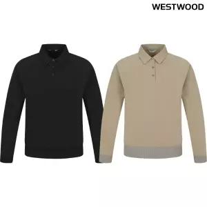 [대구백화점] [웨스트우드]여성 우븐 긴팔 폴로티(WP1WCTP418)