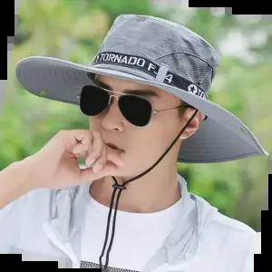 자외선차단모자 남성 여름 아웃도어 정글모 등산 낚시 햇빛 모자 1P