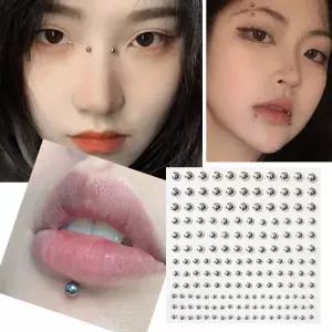 피어싱 스티커 귀찌 배꼽 페이크 가짜 붙이는 코꾸 귀꾸 귀테리어 귀 꾸미기